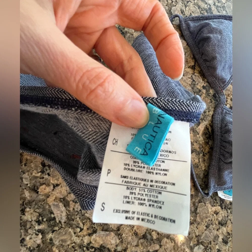 Denim Blue Bikini Size XS or S - Picture 2 of 9